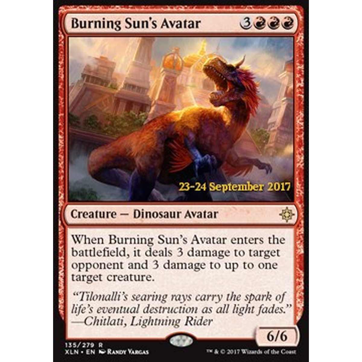 Burning Sun's Avatar - Avatar del Sole Ardente - [XLNP] [EX] [Foil]