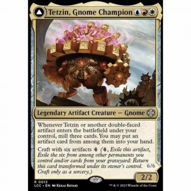 Tetzin, Gnome Champion // The Golden-Gear Colossus - Tetzin, Gnome Champion // The Golden-Gear Colossus - [LCC] [NM]