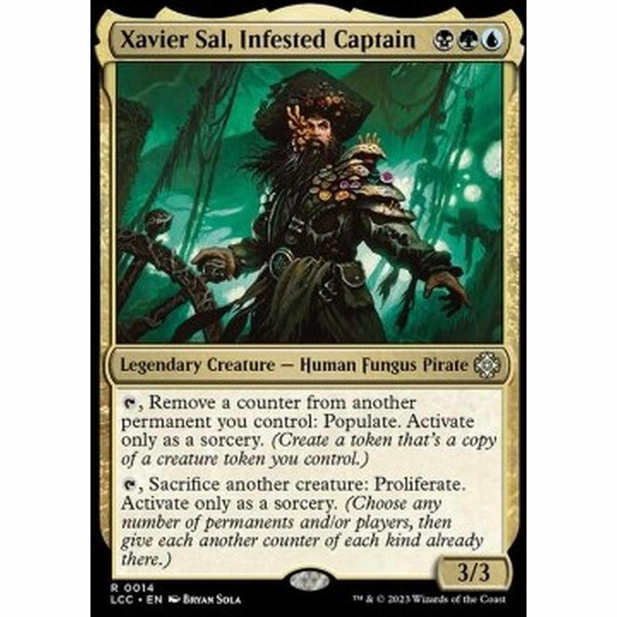 Xavier Sal, Infested Captain - Xavier Sal, Infested Captain - [LCC] [NM]