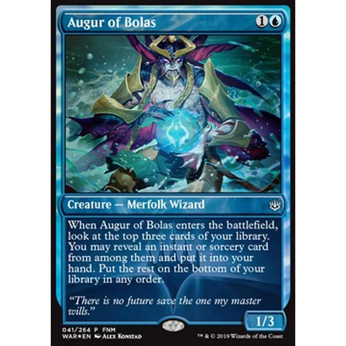 Augur of Bolas - Augure di Bolas - [FNM] [NM] [Foil]