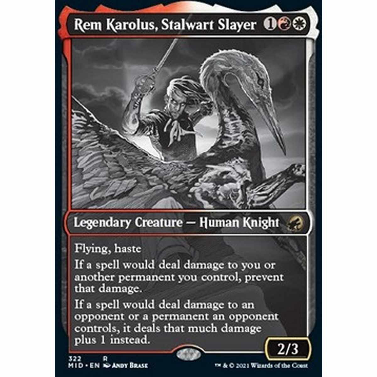 Rem Karolus, Stalwart Slayer - Rem Karolus, Stalwart Slayer - [XMID] [NM]