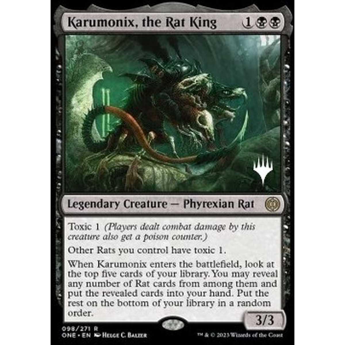 Karumonix, the Rat King (V.2) - Karumonix, il Re dei Ratti (V.2) - [PONE] [NM] [Foil]