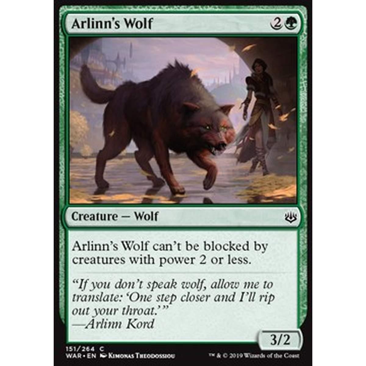 Arlinn's Wolf - Lupo di Arlinn - [WAR] [NM]