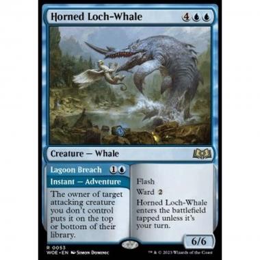 Horned Loch-Whale // Lagoon Breach - Horned Loch-Whale // Lagoon Breach - [WOE] [NM]