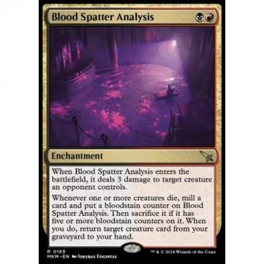 Blood Spatter Analysis - Blood Spatter Analysis - [MKM] [NM] [Foil]
