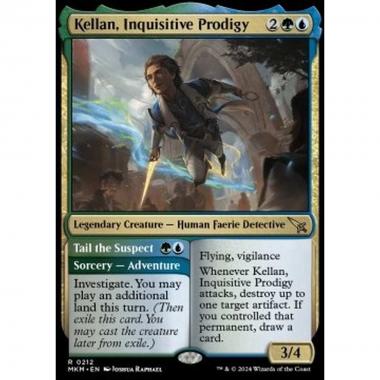 Kellan, Inquisitive Prodigy // Tail the Suspect - Kellan, Inquisitive Prodigy // Tail the Suspect - [MKM] [NM] [Foil]