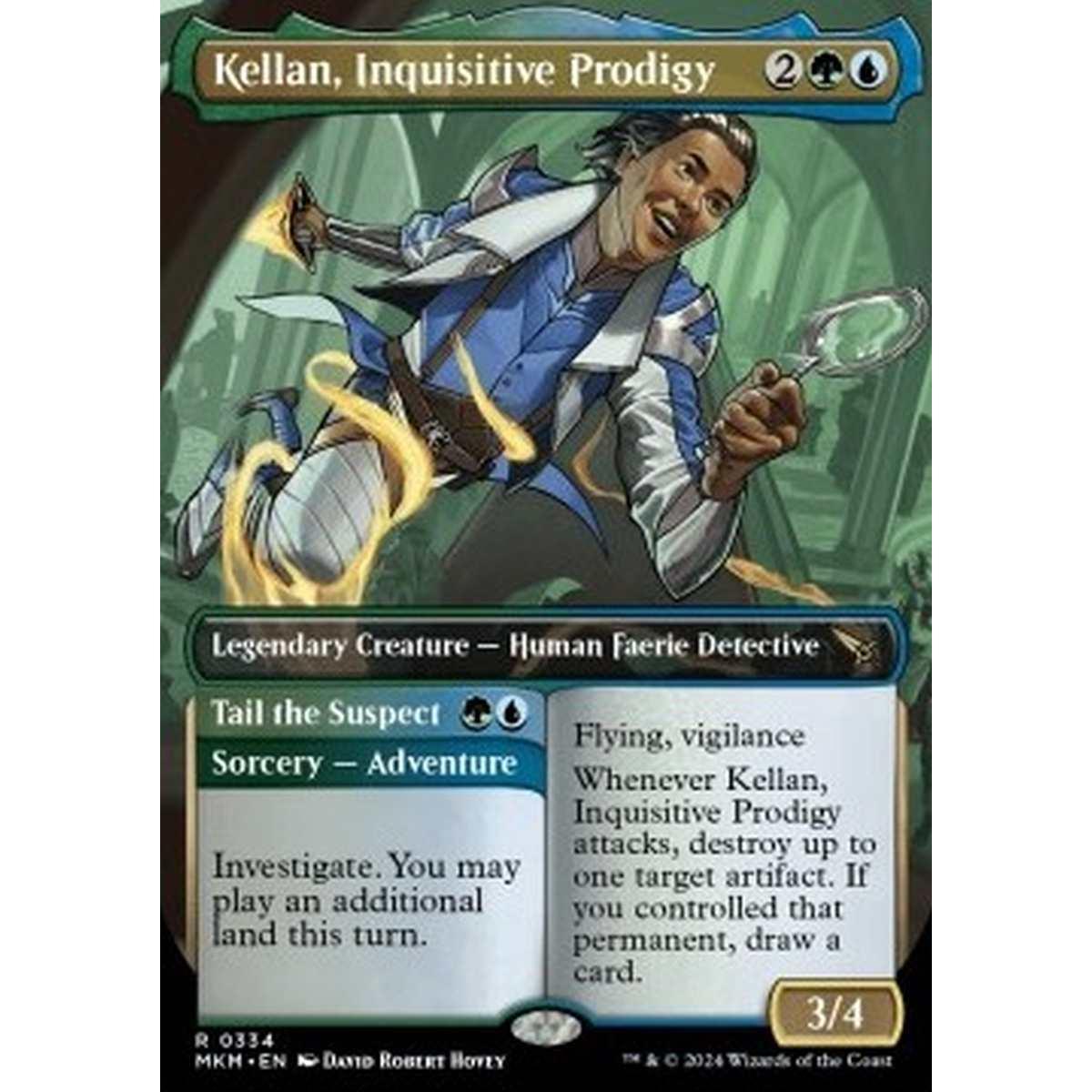 Kellan, Inquisitive Prodigy // Tail the Suspect - Kellan, Inquisitive Prodigy // Tail the Suspect - [XMKM] [NM]