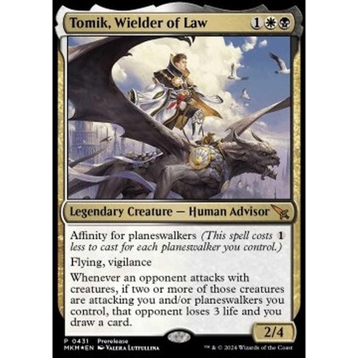 Tomik, Wielder of Law - Tomik, Wielder of Law - [PMKM] [NM] [Foil]