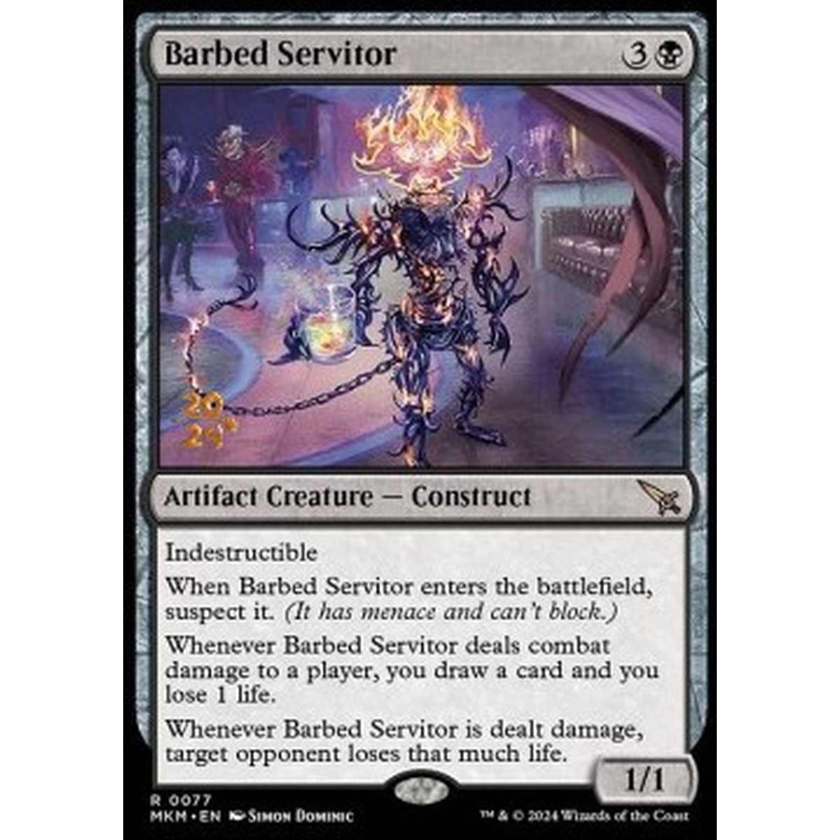 Barbed Servitor (V.1) - Servitore Spinato (V.1) - [PMKM] [NM] [Foil]