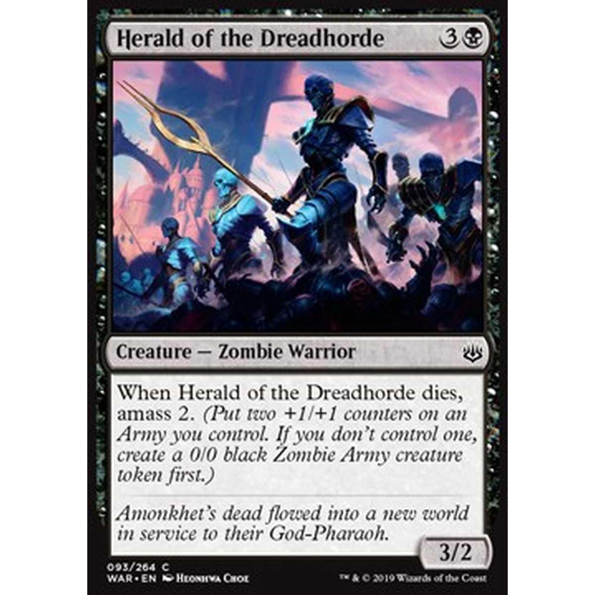 Herald of the Dreadhorde - Araldo dell'Orda Atroce - [WAR] [NM]