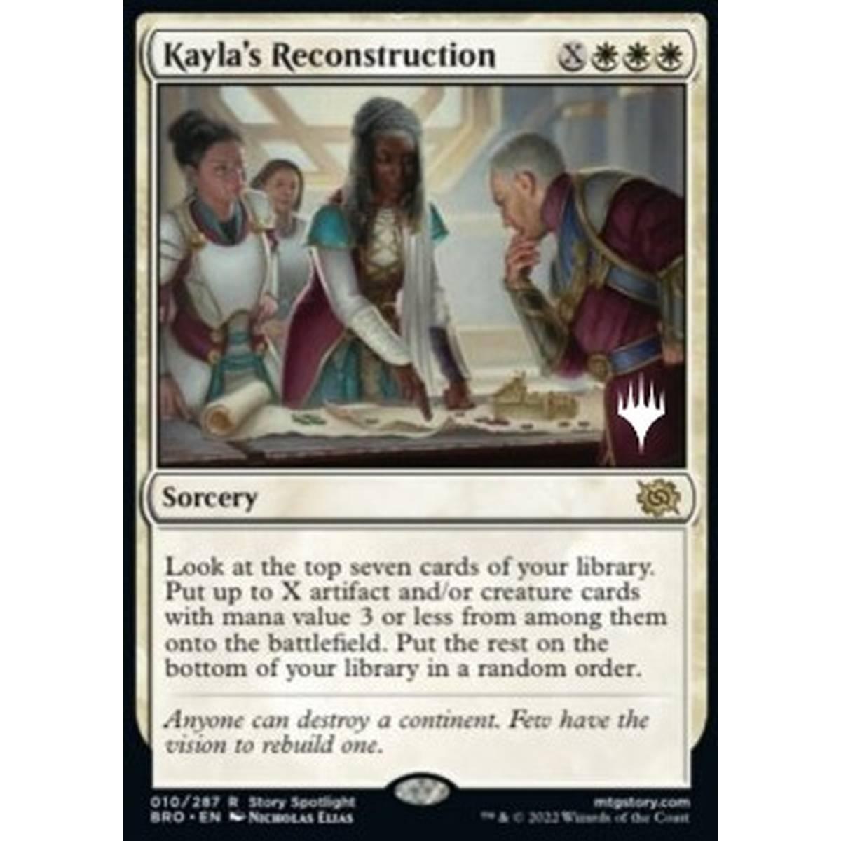 Kayla's Reconstruction (V.2) - Ricostruzione di Kayla (V.2) - [PBRO] [NM] [Foil]