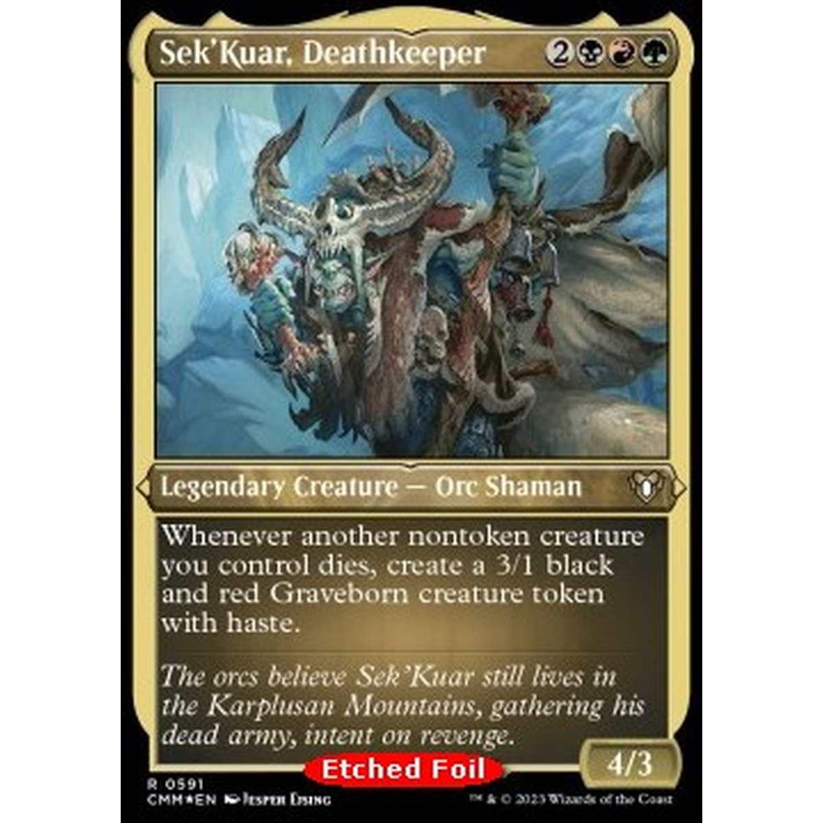 Sek'Kuar, Deathkeeper - Sek'Kuar, Deathkeeper - [XCMM] [NM] [Foil]