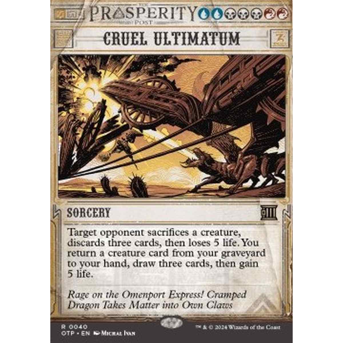 Cruel Ultimatum - Cruel Ultimatum - [OTP] [NM] [Foil]