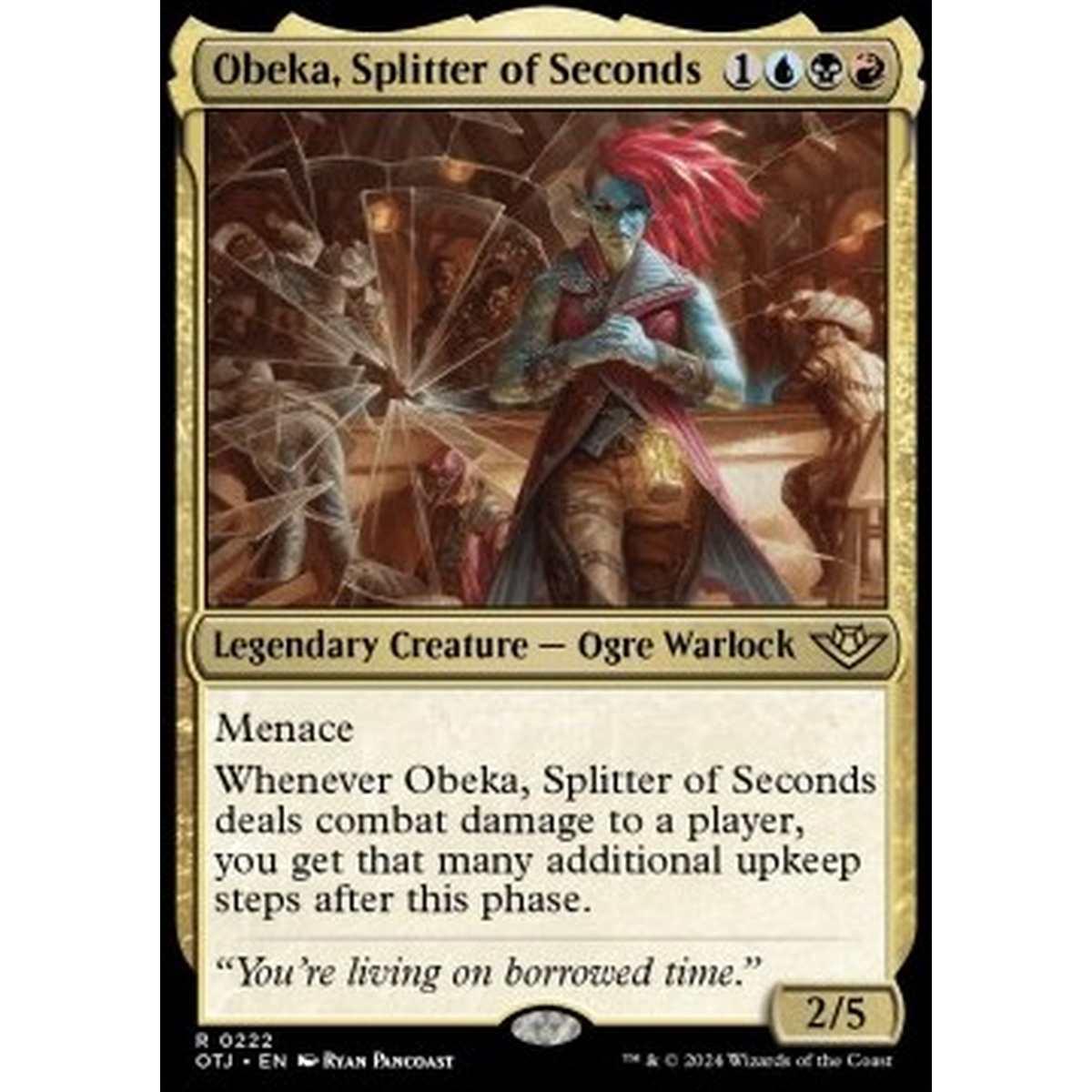 Obeka, Splitter of Seconds - Obeka, Splitter of Seconds - [OTJ] [NM] [Foil]
