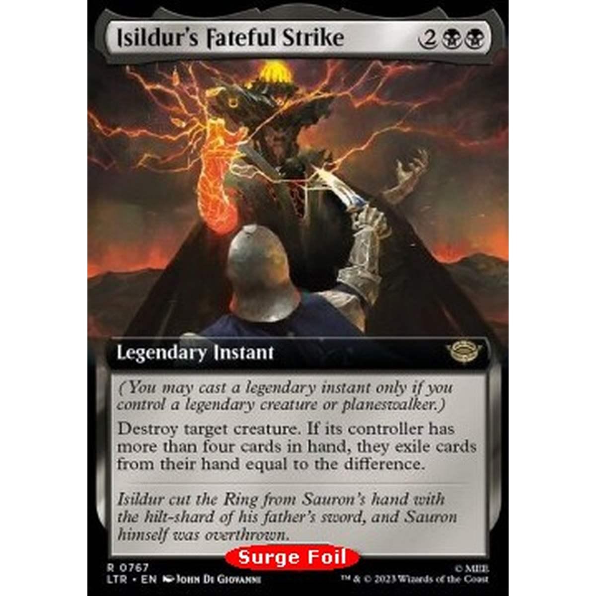 Isildur's Fateful Strike (V.3) - Isildur's Fateful Strike (V.3) - [LTRH] [NM] [Foil]