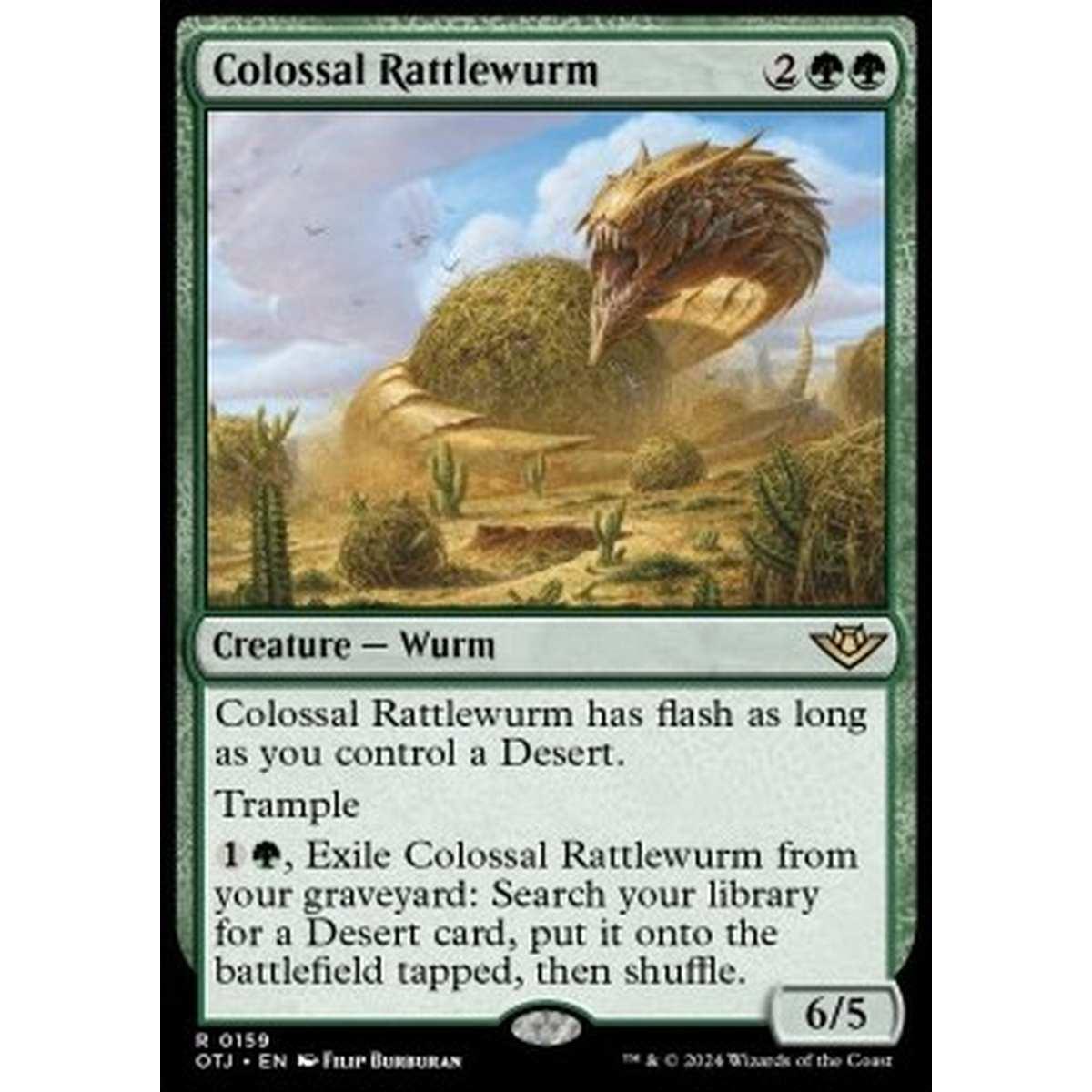 Colossal Rattlewurm - Wurm a Sonagli Colossale - [OTJ] [NM]