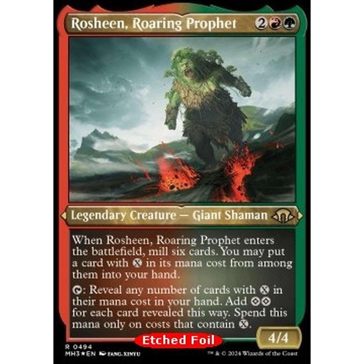 Rosheen, Roaring Prophet (V.3) - Rosheen, Roaring Prophet (V.3) - [XMH3] [NM] [Foil]