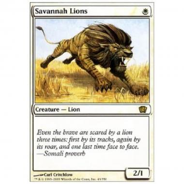 Savannah Lions - Leoni della Savana - [8ED] [EX]