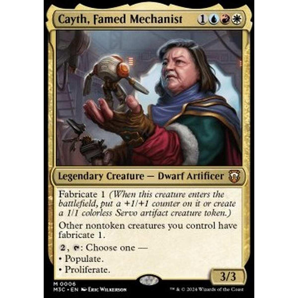 Cayth, Famed Mechanist - Cayth, Famed Mechanist - [M3C] [NM]