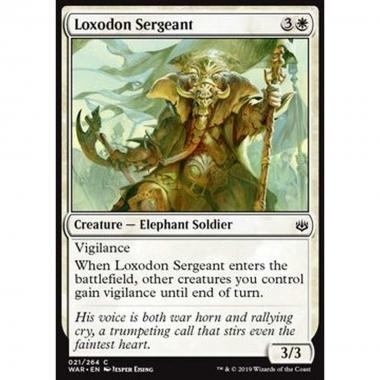 Loxodon Sergeant - Sergente Lossodonte - [WAR] [NM]