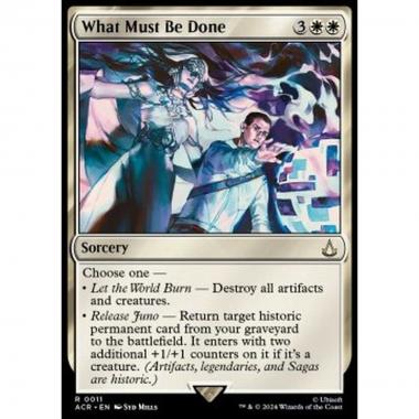 What Must Be Done - What Must Be Done - [ACR] [NM]