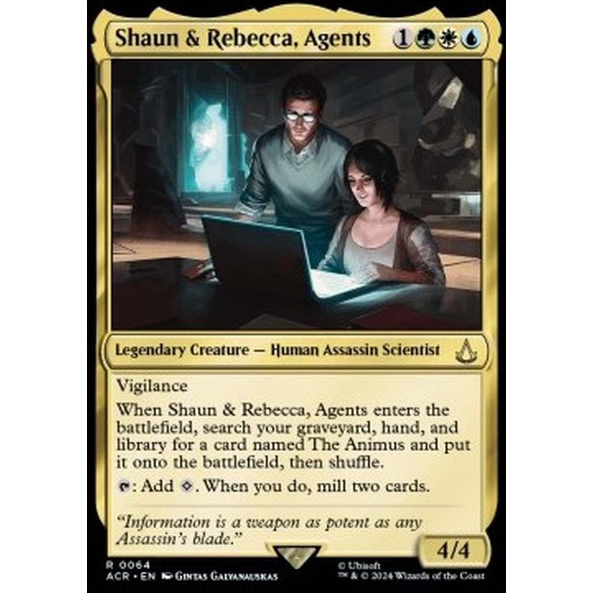 Shaun & Rebecca, Agents - Shaun & Rebecca, Agents - [ACR] [NM] [Foil]