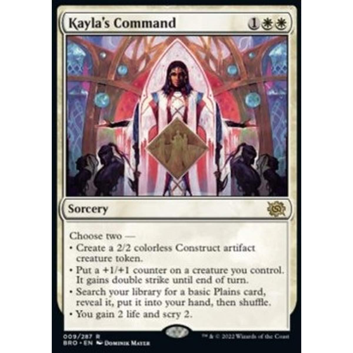 Kayla's Command - Comando di Kayla - [BRO] [NM] [Foil]