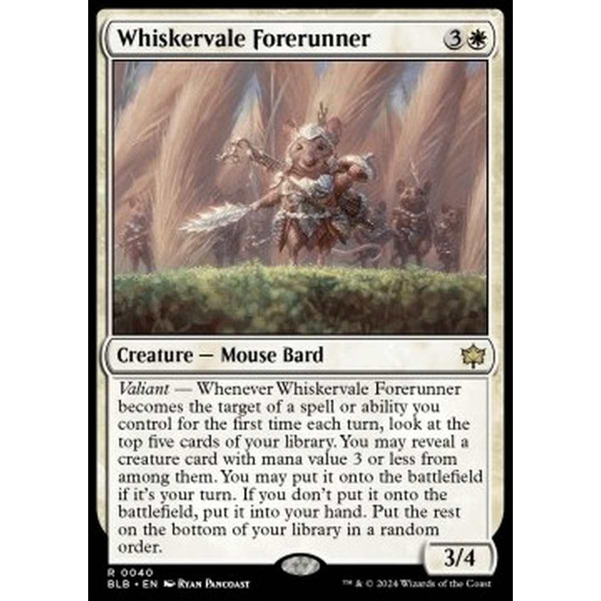 Whiskervale Forerunner - Whiskervale Forerunner - [BLB] [NM]