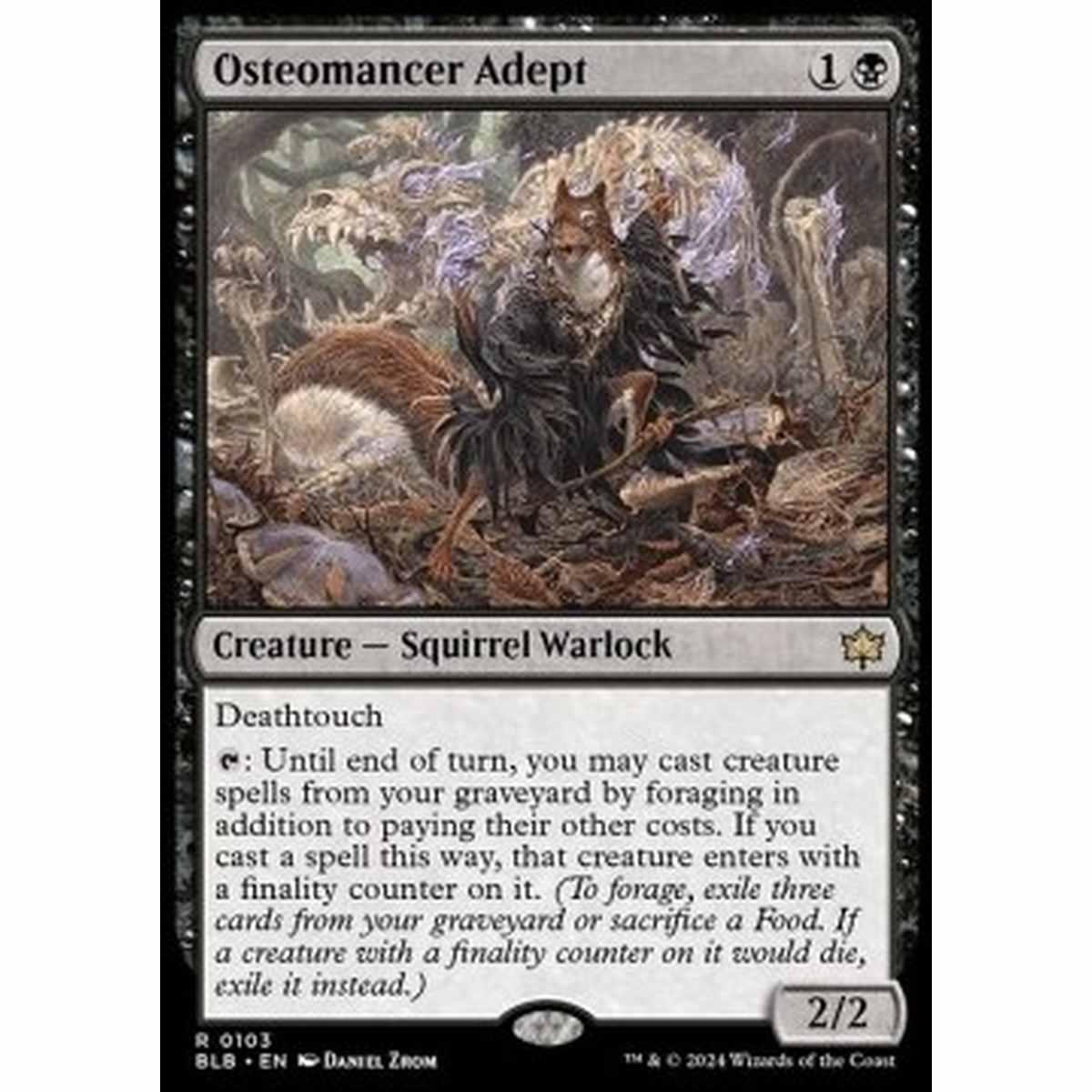 Osteomancer Adept - Osteomancer Adept - [BLB] [NM]