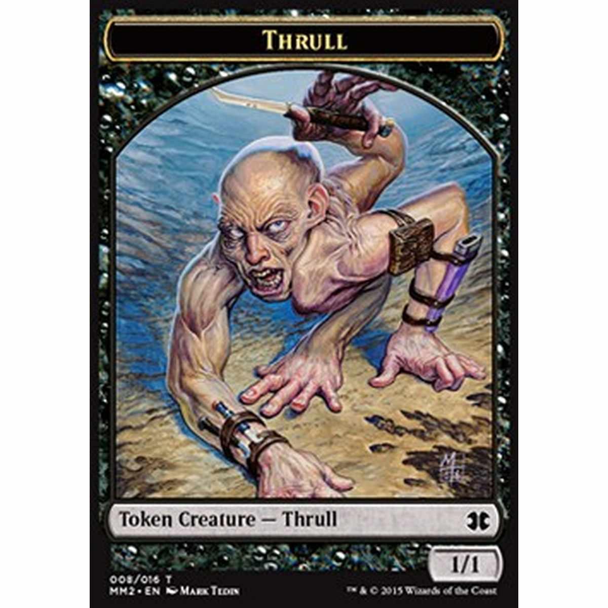 Thrull Token (Black 1/1) - Thrull Token (Black 1/1) - [MM2] [NM]