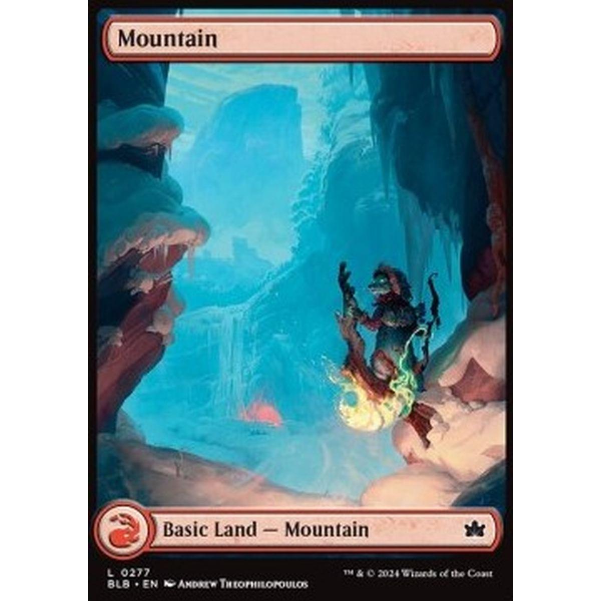 Mountain (V.4) - Mountain (V.4) - [BLB] [NM] [Foil]