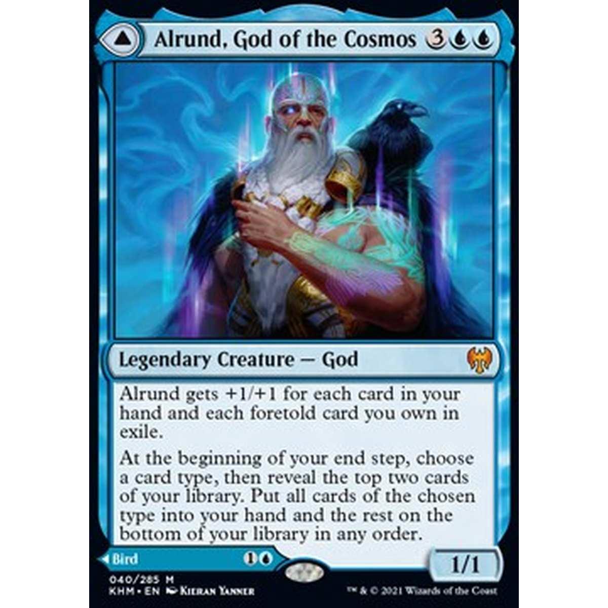 Alrund, God of the Cosmos // Hakka, Whispering Raven - Alrund, God of the Cosmos // Hakka, Whispering Raven - [KHM] [NM]