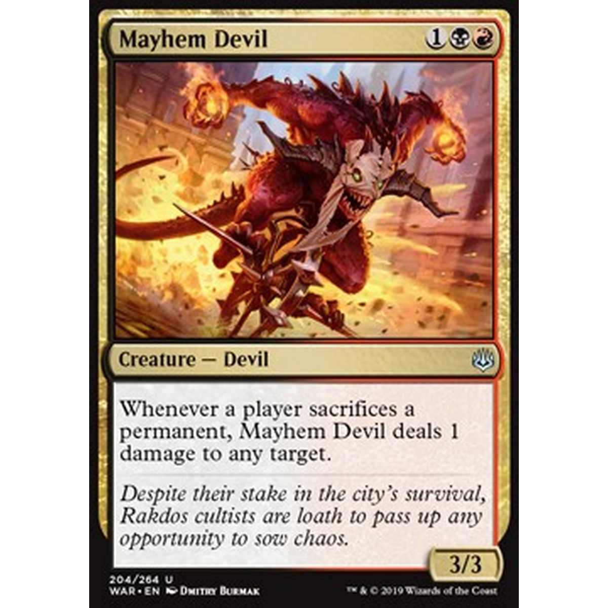 Mayhem Devil - Diavolo del Pandemonio - [WAR] [NM]