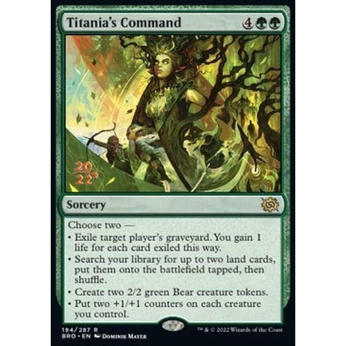Titania's Command (V.1) - Comando di Titania (V.1) - [PBRO] [NM] [Foil]