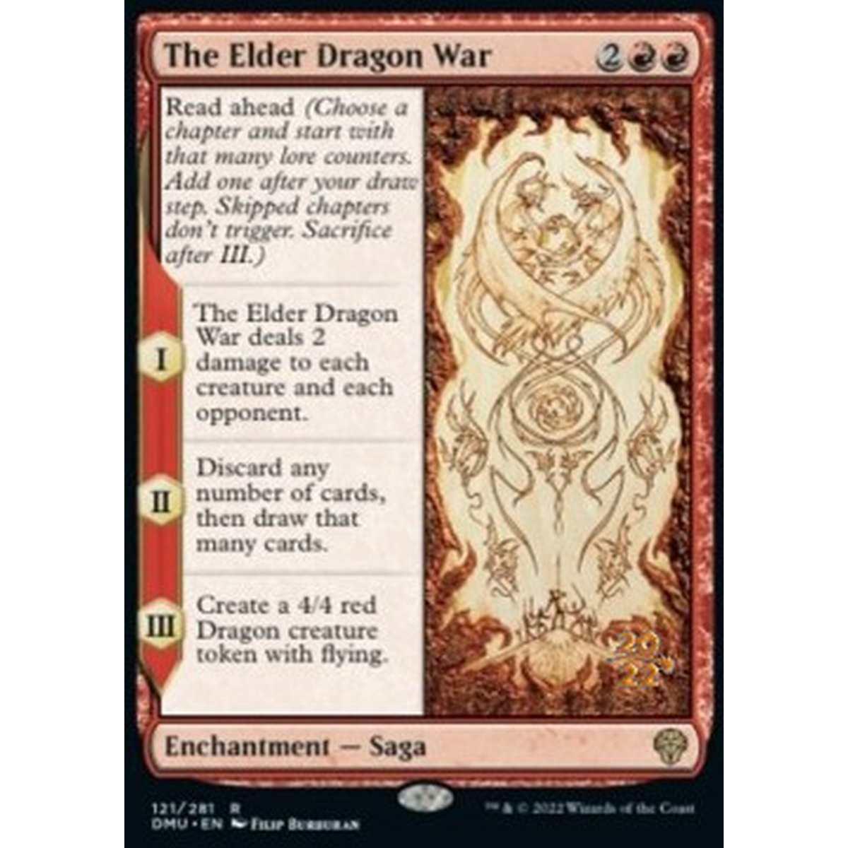 The Elder Dragon War (V.1) - La Guerra degli Antichi Draghi (V.1) - [PDMU] [NM] [Foil]