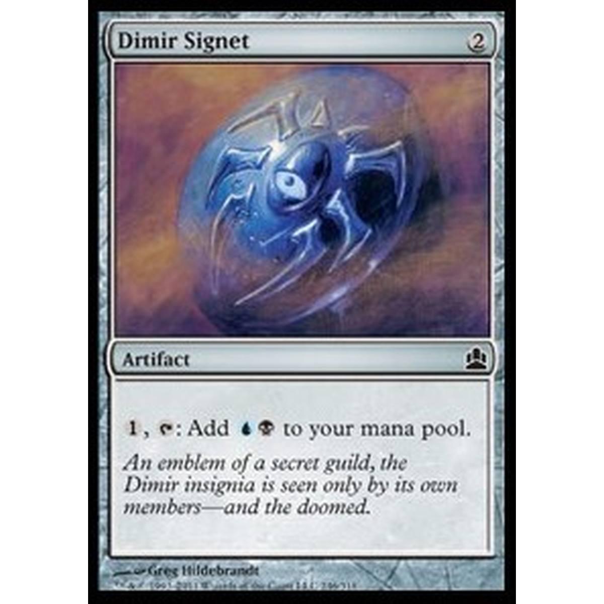 Dimir Signet - Sigillo Dimir - [CMD] [EX]