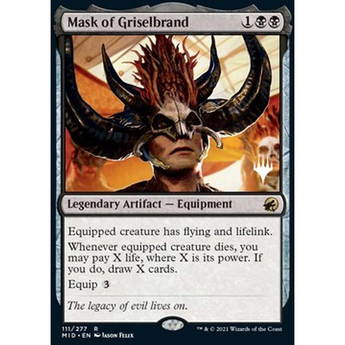 Mask of Griselbrand (V.2) - Maschera di Griselbrand (V.2) - [PMID] [NM] [Foil]