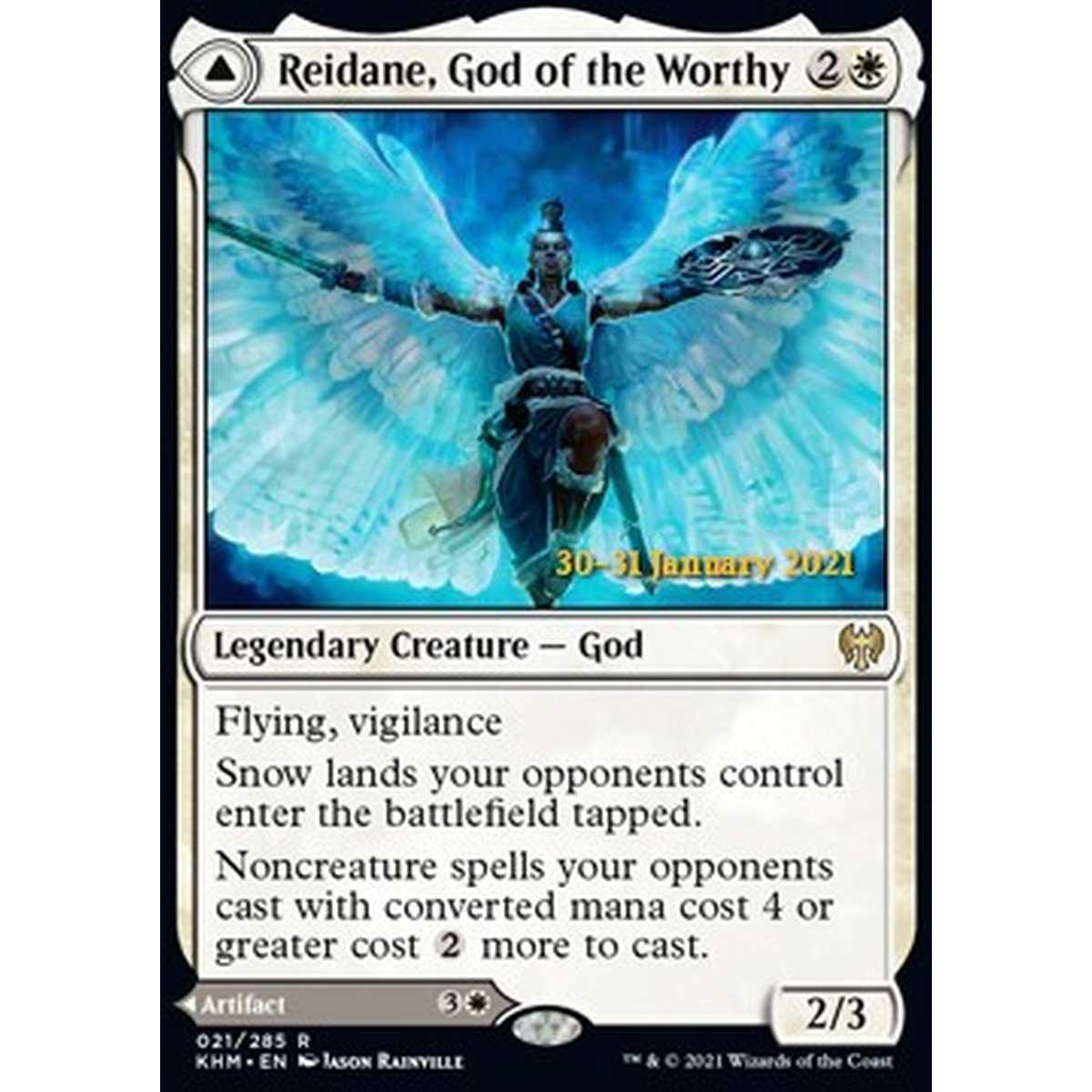Reidane, God of the Worthy // Valkmira, Protector's Shield - Reidane, Dea dei Degni // Valkmira, Scudo della Protettrice - [PKHM] [NM] [Foil]