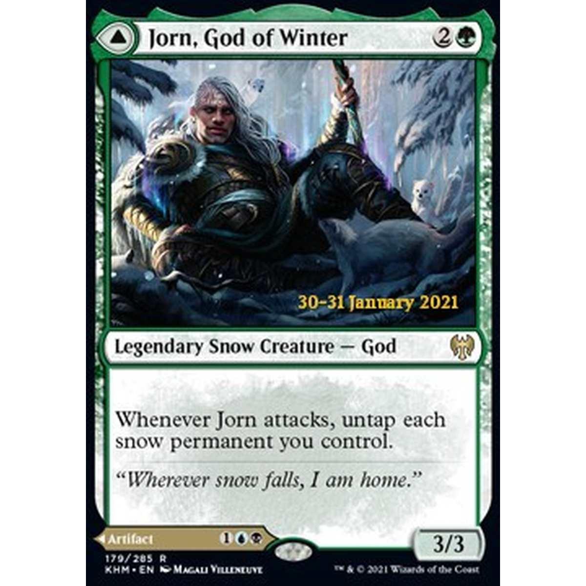 Jorn, God of Winter // Kaldring, the Rimestaff - Jorn, Dio dell'Inverno // Kaldring, il Bastone di Brina - [PKHM] [NM] [Foil]