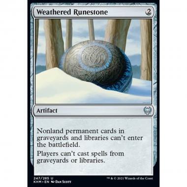 Weathered Runestone - Pietra Runica Segnata dal Tempo - [KHM] [NM] [Foil]