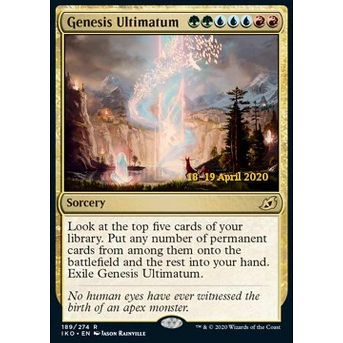 Genesis Ultimatum (V.2) - Ultimatum della Genesi (V.2) - [PIKO] [NM] [Foil]