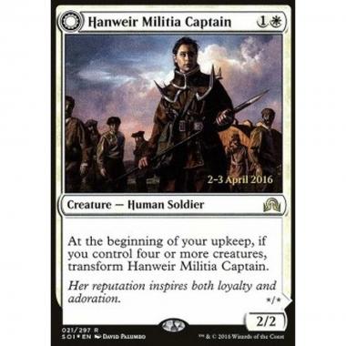 Hanweir Militia Captain / Westvale Cult Leader - Capitana de la milicia de Hanweir // L­der del culto de Cuenca Oeste - [PSOI] [NM] [Foil]