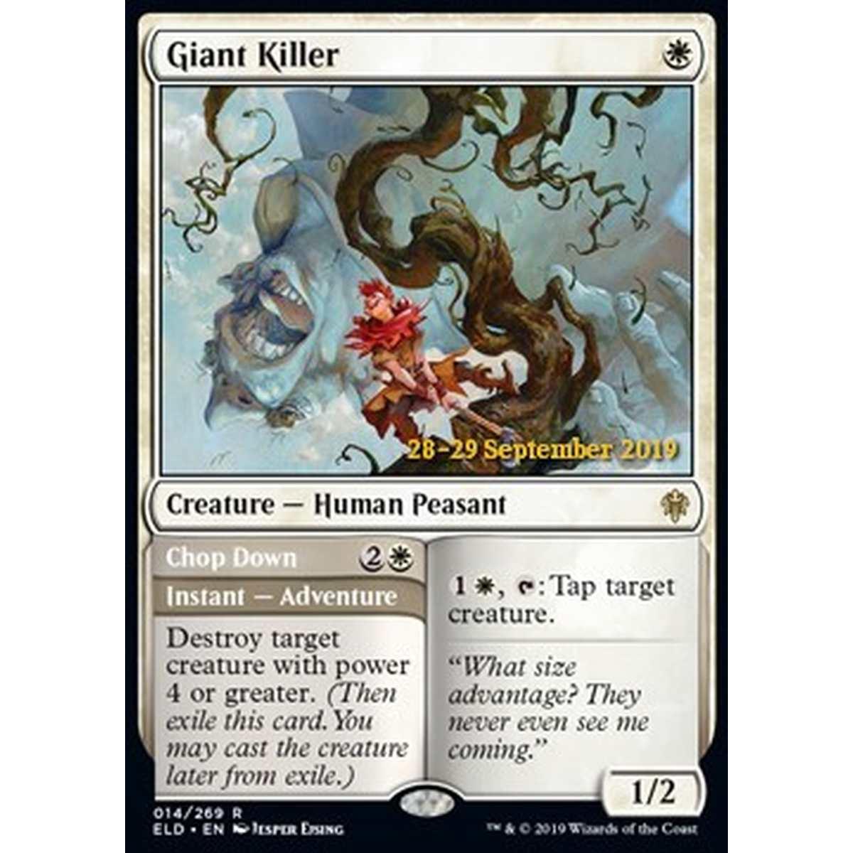 Giant Killer // Chop Down (V.1) - Ammazzagiganti // Recidere (V.1) - [PELD] [NM] [Foil]