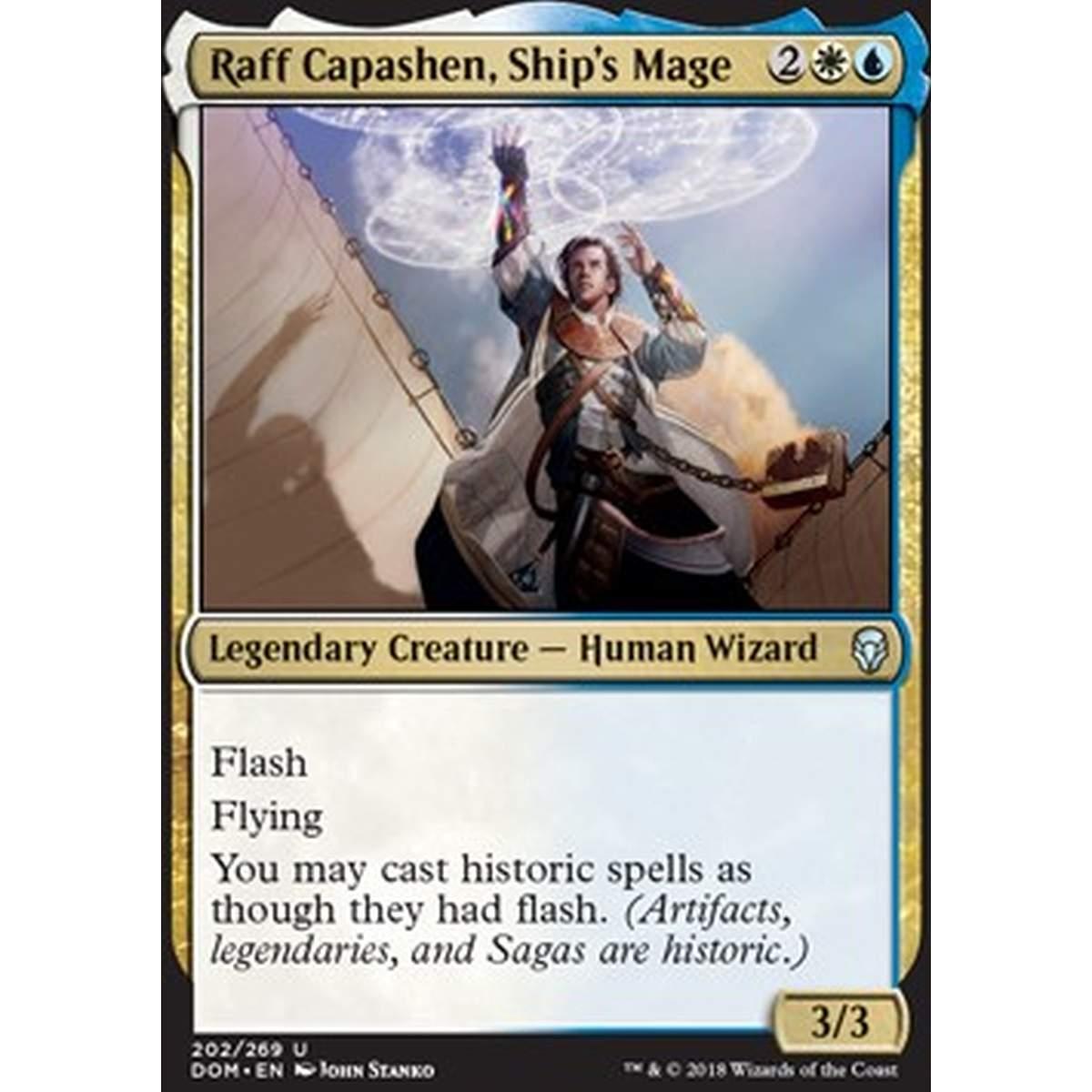 Raff Capashen, Ship's Mage - Raff Capashen, Mago di Bordo - [DOM] [NM] [Foil]