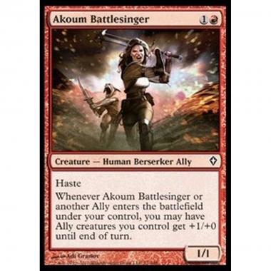 Akoum Battlesinger - Urlatrice da Battaglia di Akoum - [WWK] [NM] [Foil]