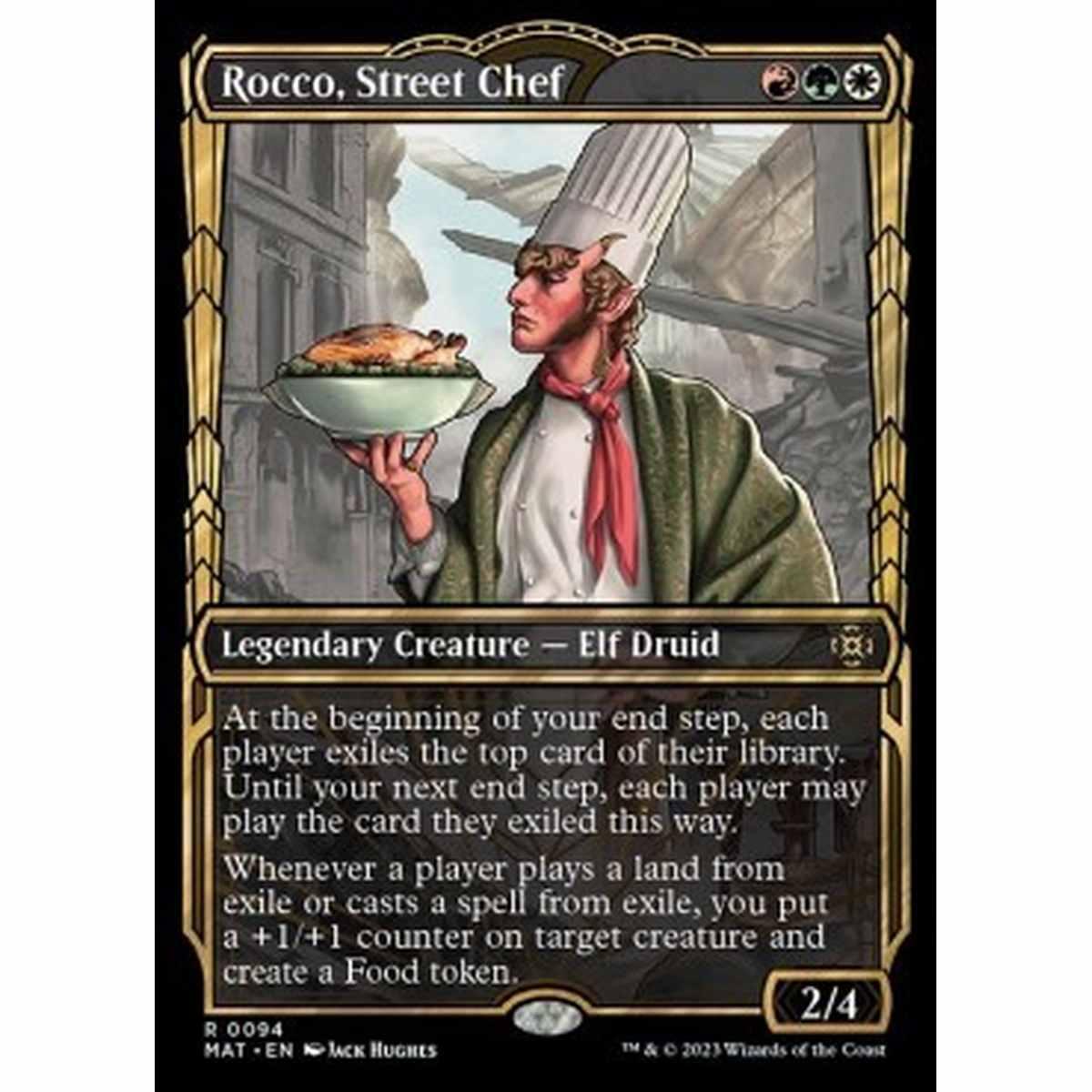 Rocco, Street Chef (V.1) - Rocco, Street Chef (V.1) - [XMAT] [NM] [Foil]