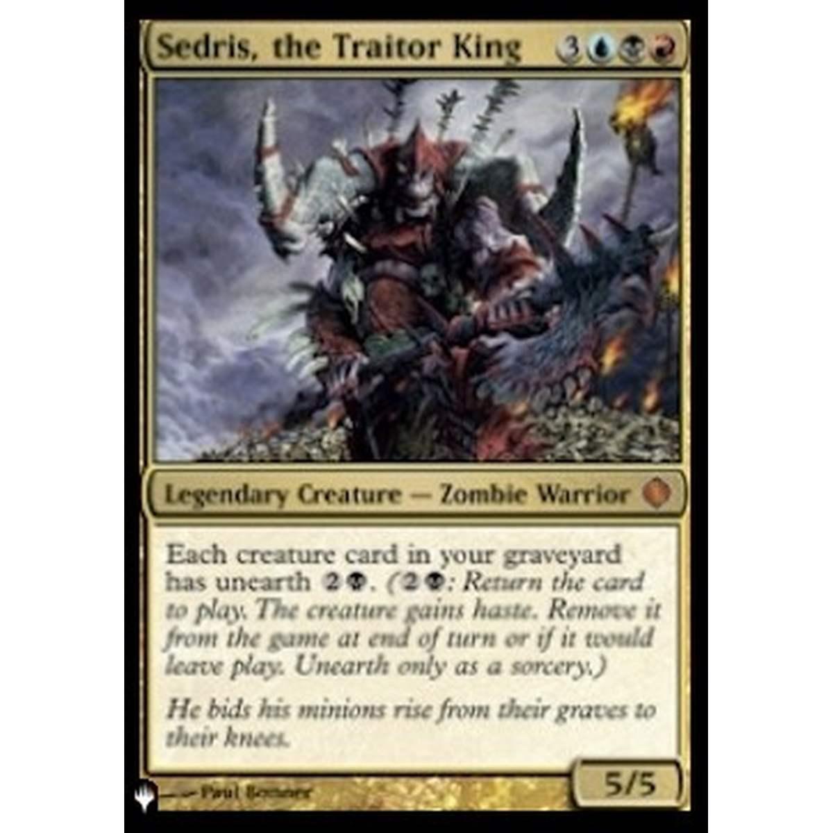 Sedris, the Traitor King - Sedris, the Traitor King - [ZNL] [NM]