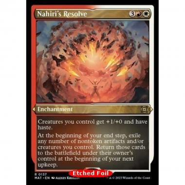 Nahiri's Resolve (V.2) - Nahiri's Resolve (V.2) - [XMAT] [NM] [Foil]