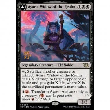 Ayara, Widow of the Realm // Ayara, Furnace Queen (V.1) - Ayara, Widow of the Realm // Ayara, Furnace Queen (V.1) - [PMOM] [NM] [Foil]