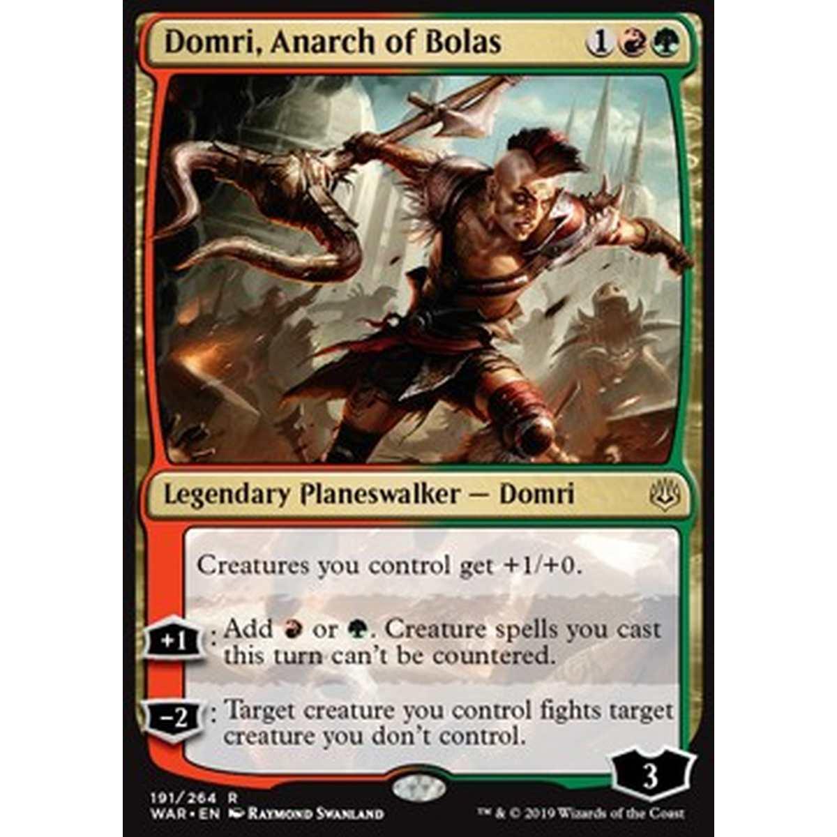 Domri, Anarch of Bolas - Domri, Anarch of Bolas - [WAR] [NM]